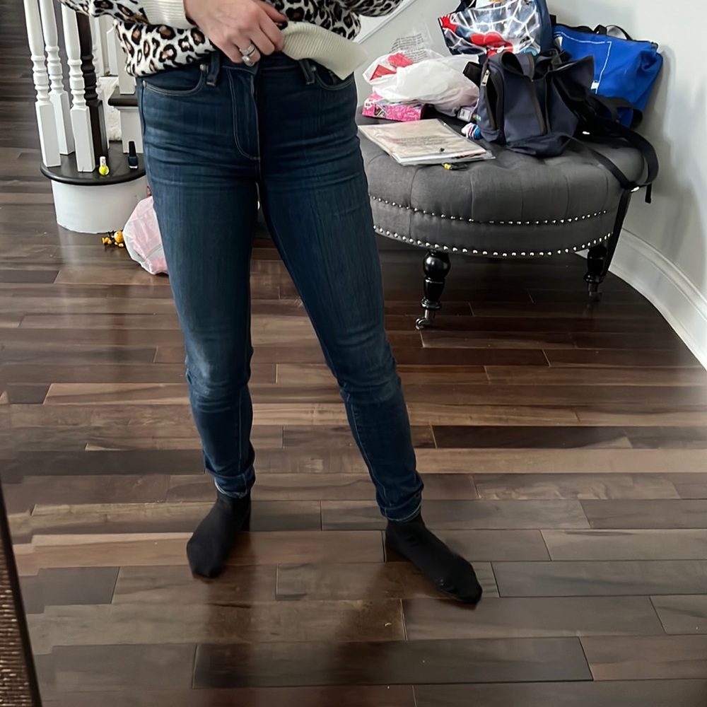 Paige high rise skinny jeans